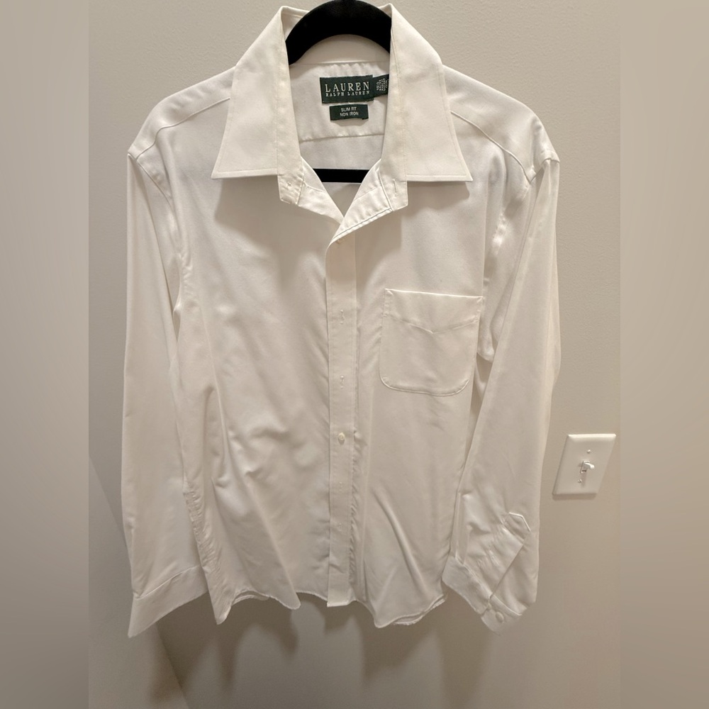 Polo Ralph Lauren White Button Down Shirt